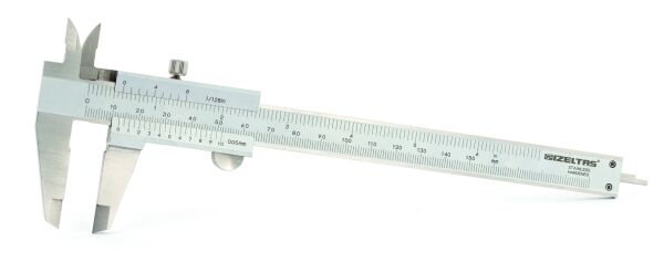 İzeltaş 150 mm Kumpas (Sürgülü - Stoplu) - 0588750150