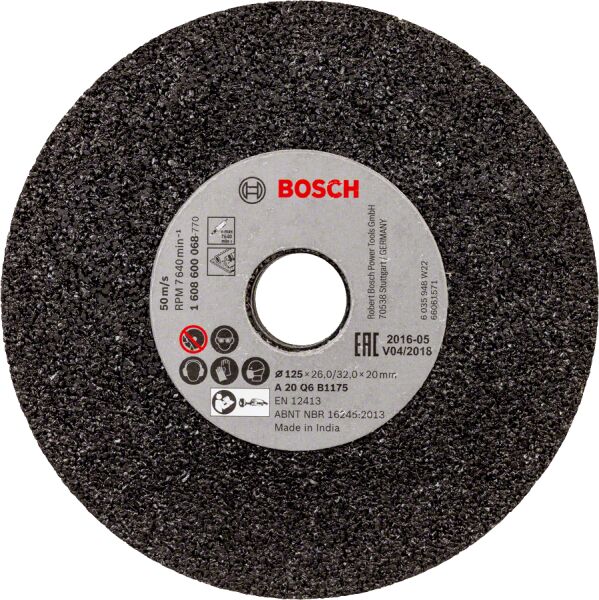 Bosch - GGS6S İçin 125 mm 20 Kum Taşlama Taşı SiC